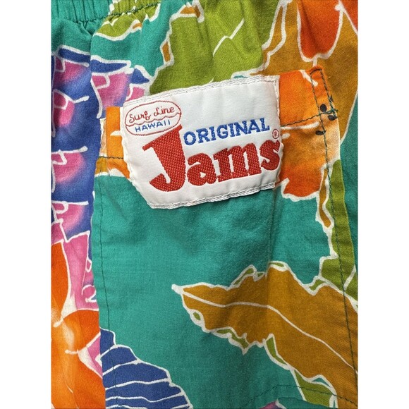 Vtg Surf Line Hawaii Original Jams Shorts Men's Size Medium - Picture 3 of 10